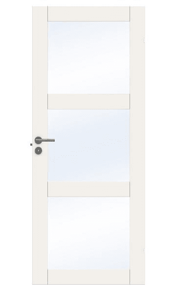 Glassdør Unique GW03L Hvit - Swedoor