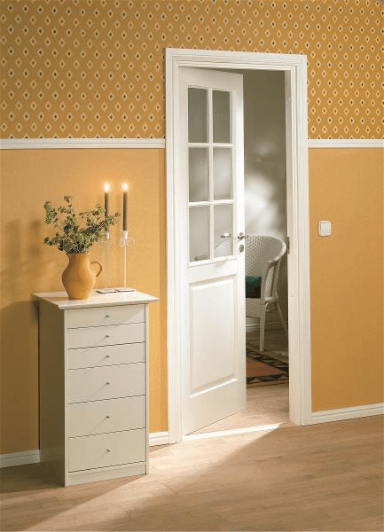 Glassdør Style SP6 hvit - Swedoor