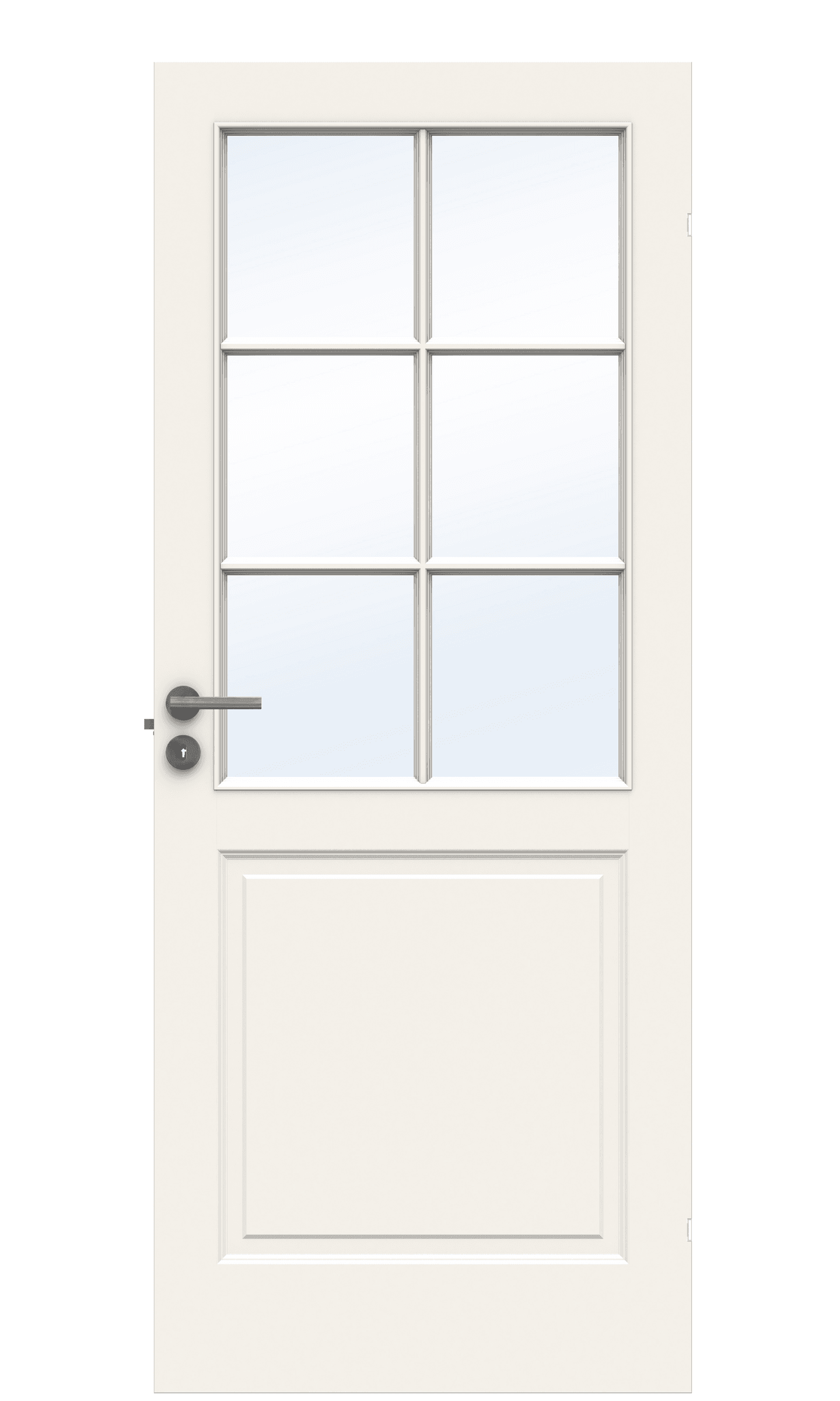 Glassdør Style SP6 hvit - Swedoor Hvit